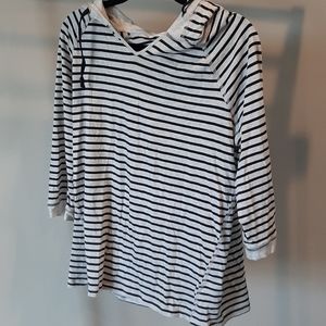 CJ Banks hoodie 3/4 sleeve shirt